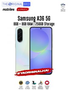 Samsung A36 5G - 8GB RAM - 256GB Storage - PTA Approved - 12 Months Warranty - Lime - The Original Bro Mobiles - TOB36